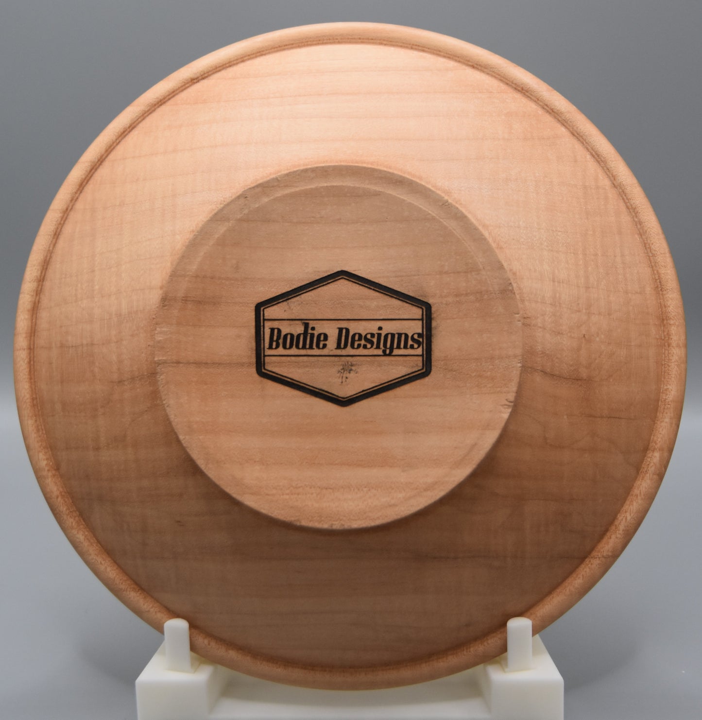 Figured Maple Bowl with Soft-Rounded Rim