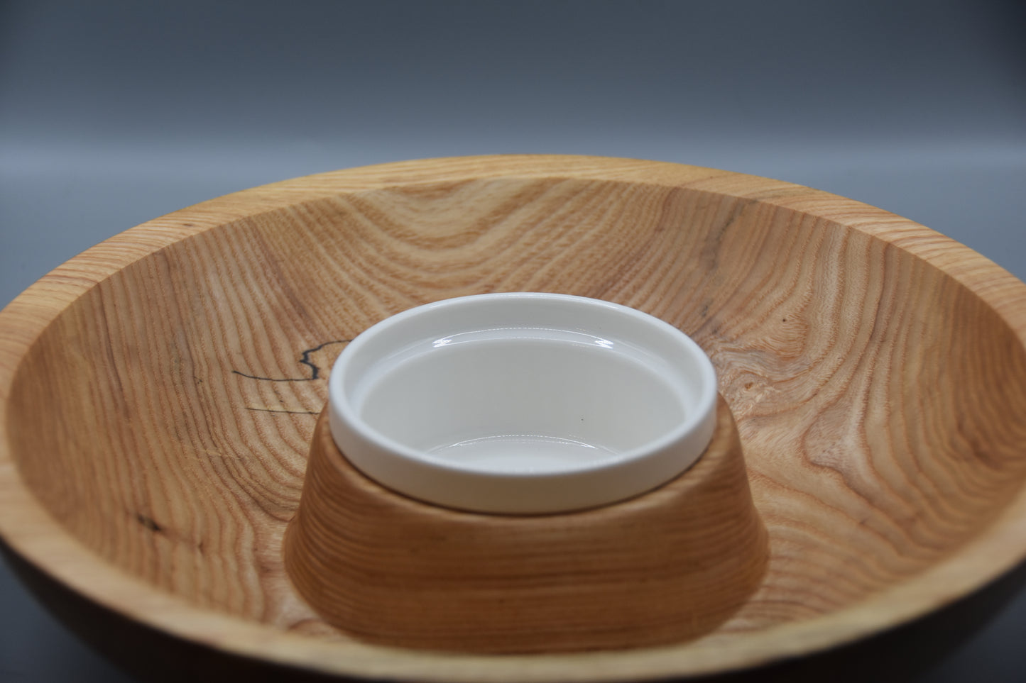 The "Morning Mist" Spalted Ash Chips & Dip Set