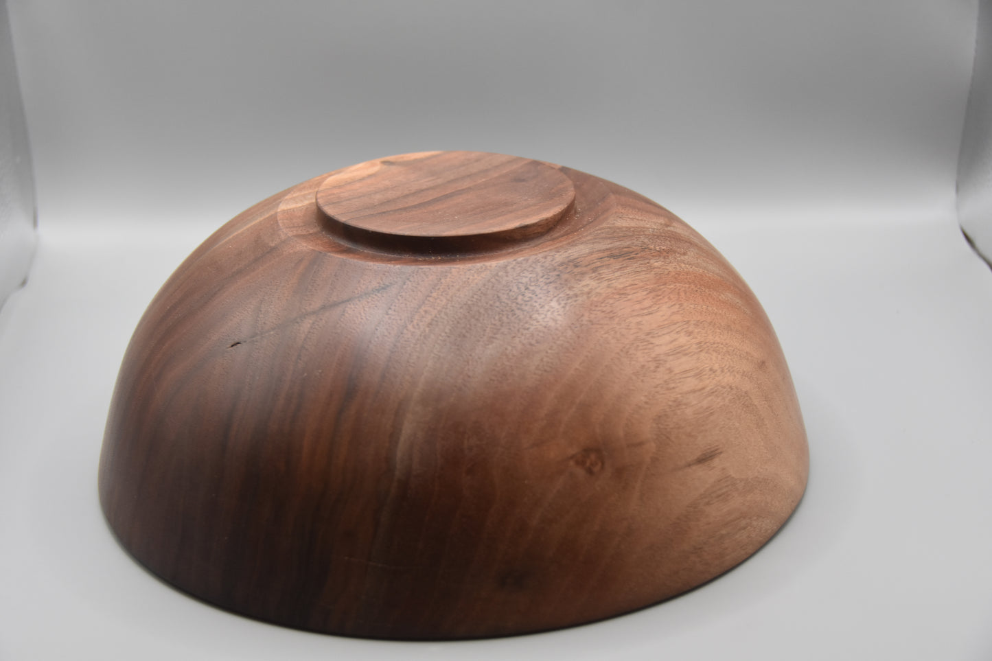 9" Book-Matched Walnut Bowl with Sapwood & Heartwood
