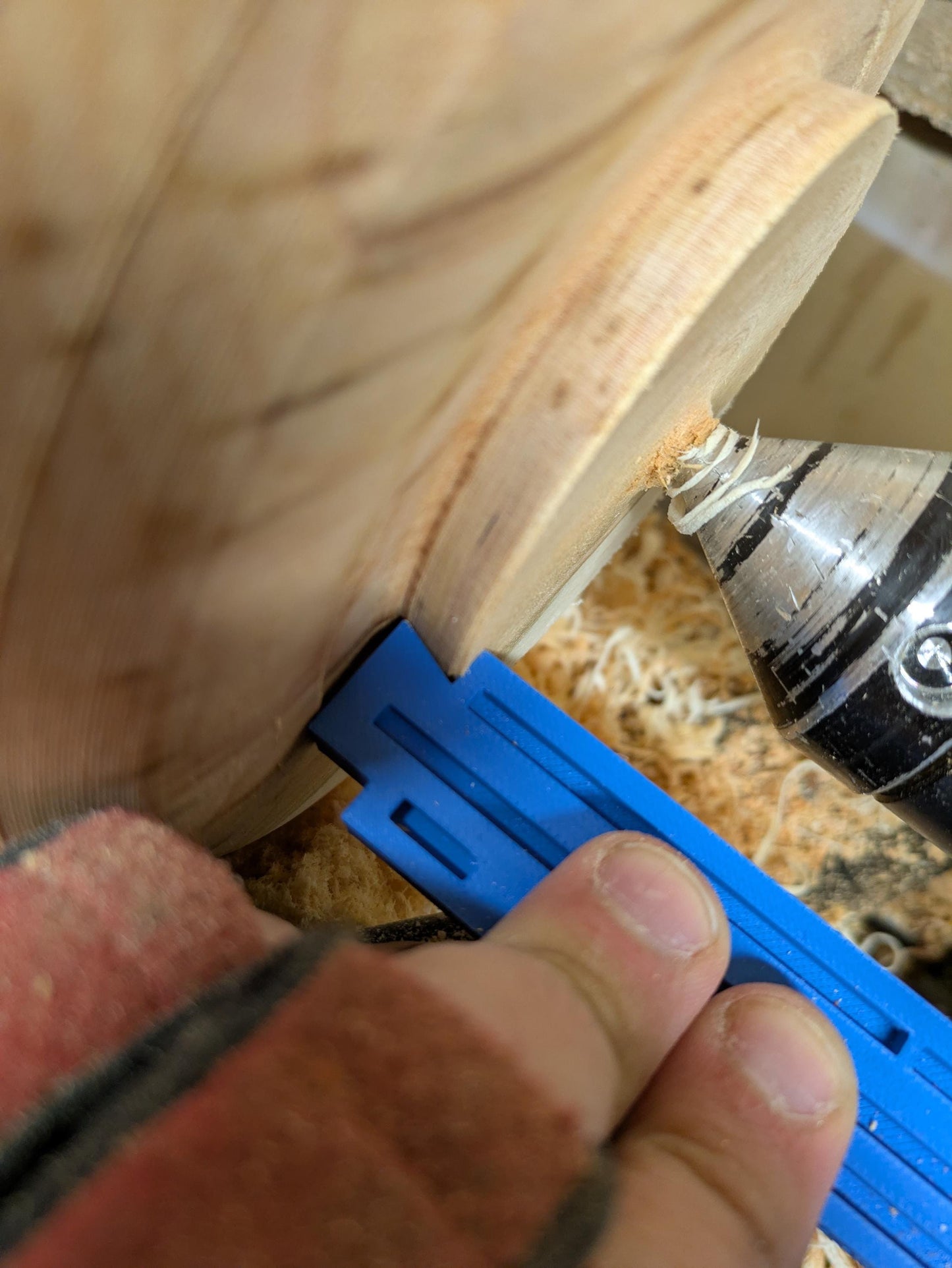 Divider Sizer for setting wood turning dividers to layout for Nova Chuck mortis and tenon's