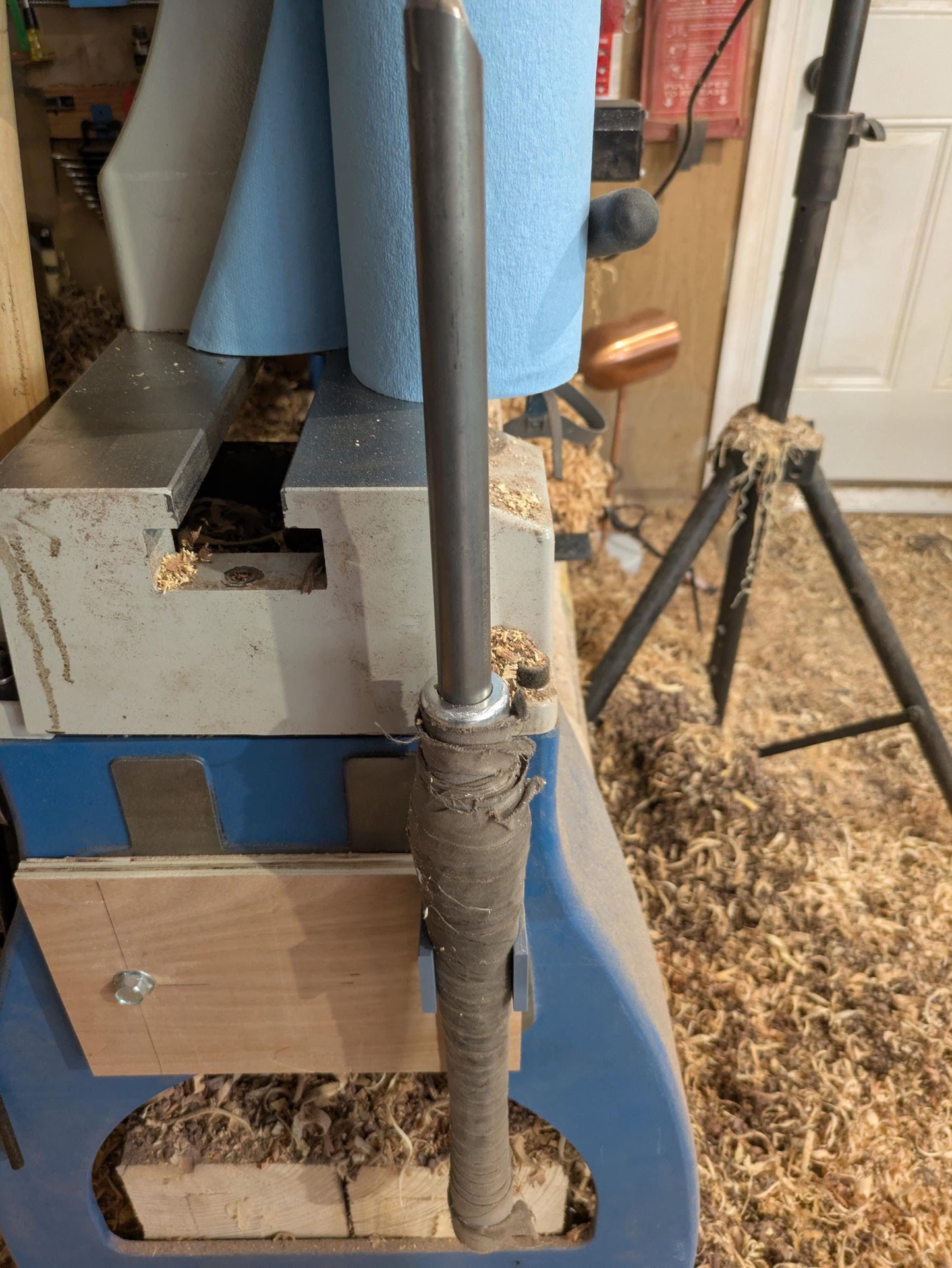 Wall mounted lathe tool holders