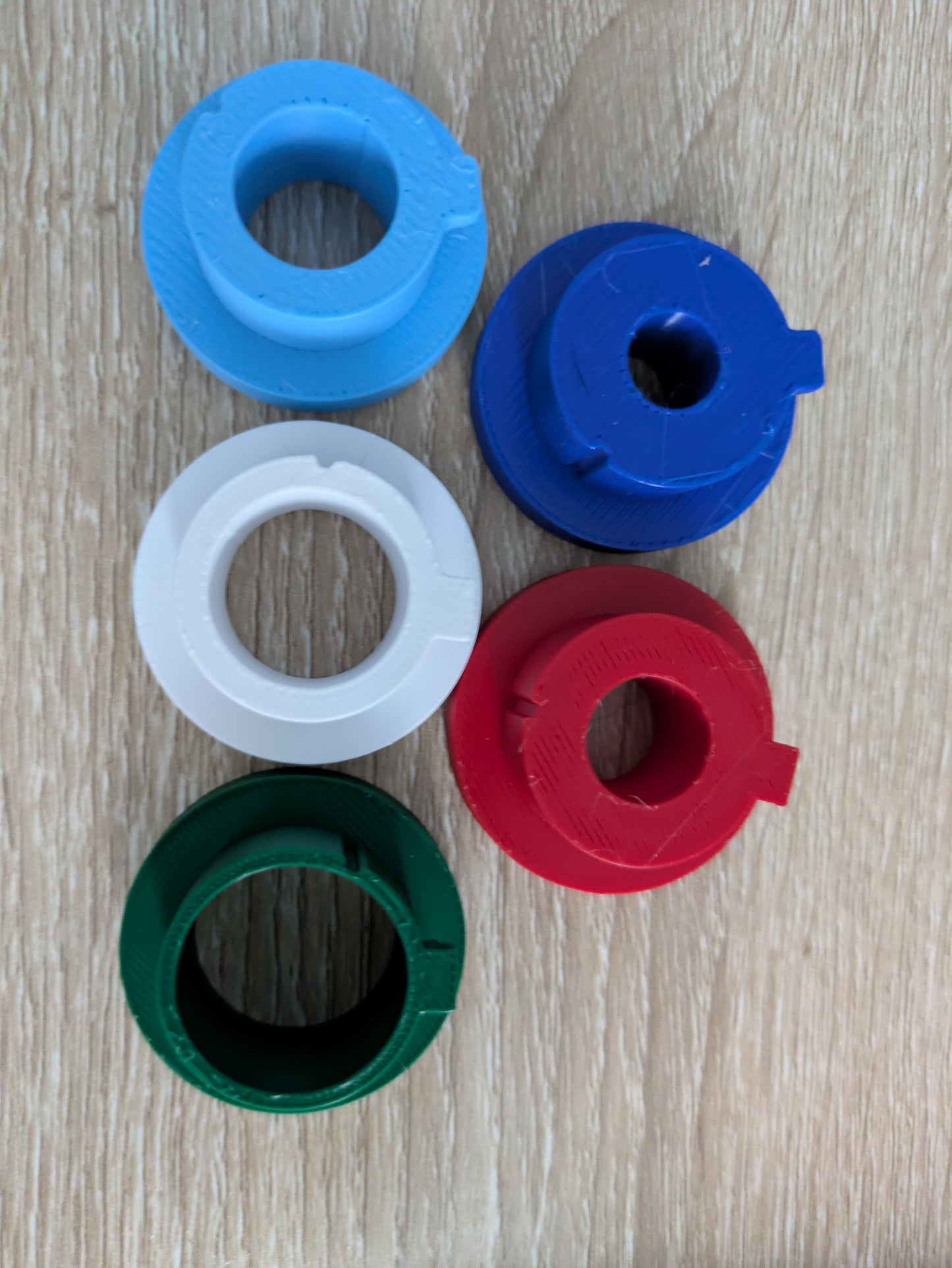 Inserts for Modular 3D-Printed Tool Holder 5-Pack