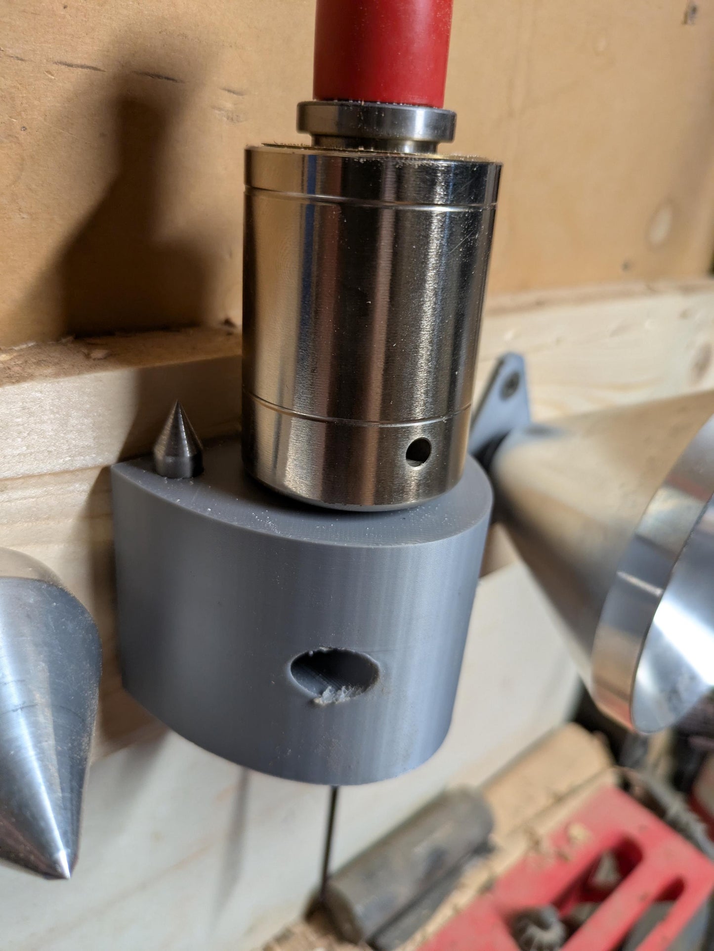 Wall mount for One Way live center and accessories
