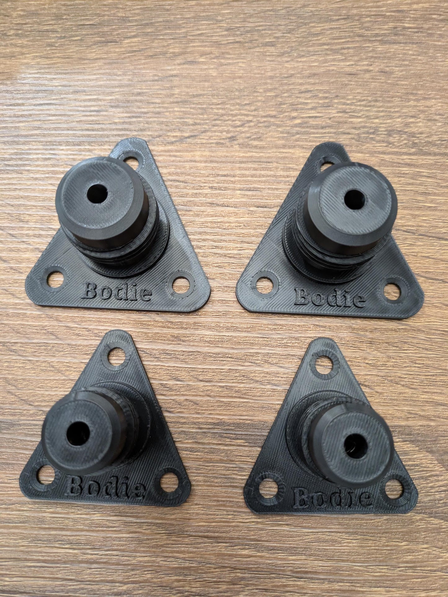 Set of 5 lathe chuck and face plate wall mounts