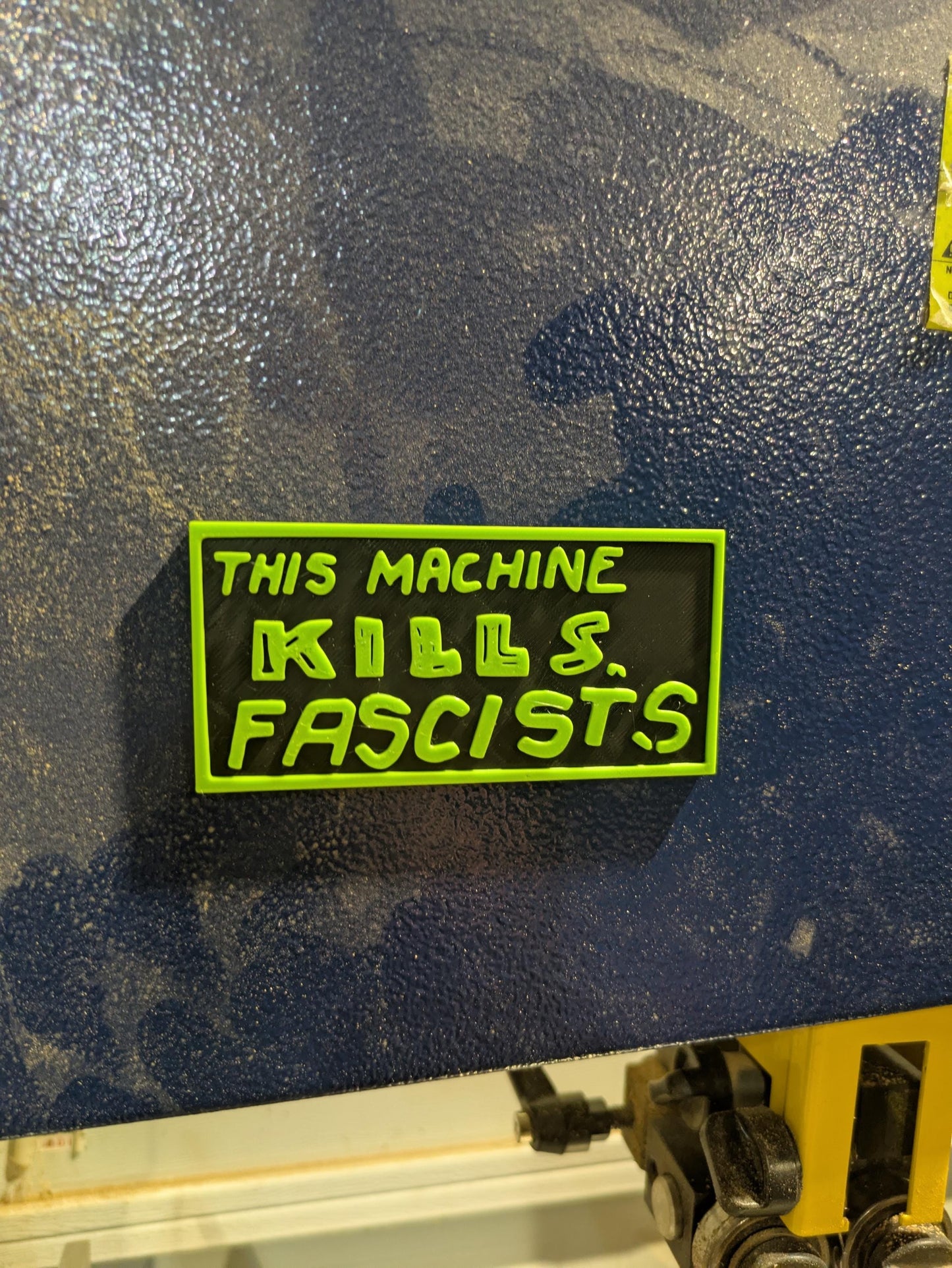 This Machine Kills Fascists 3d printed magnet