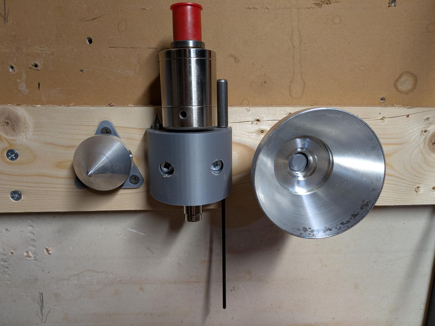 Wall mount for One Way live center and accessories