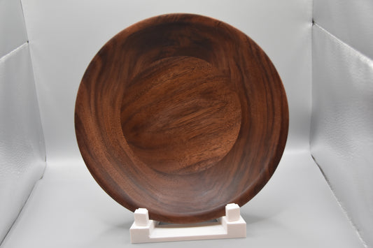 The "Knotty" Minimalist: Handcrafted Layered Walnut Bowl
