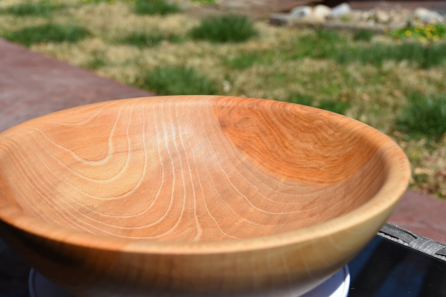 The Meadow Drift: 10-Inch Locally Sourced Sycamore Bowl