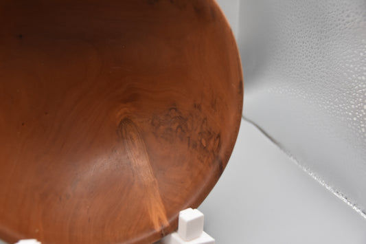 7.5" Cherry Wood Bowl with Natural Knot Details