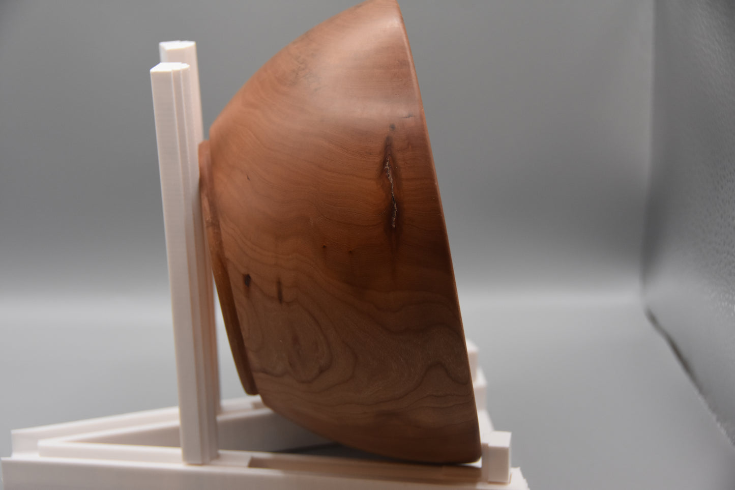 7.5" Cherry Wood Bowl with Natural Knot Details