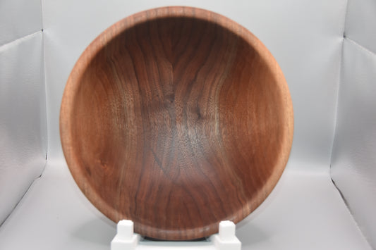 9" Book-Matched Walnut Bowl with Sapwood & Heartwood
