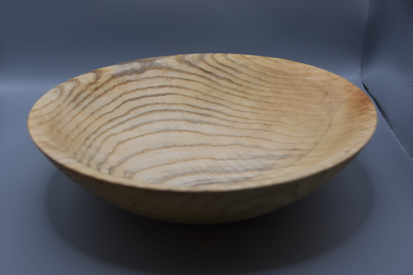 Clean Minimalist Lightly Spalted Ash Bowl