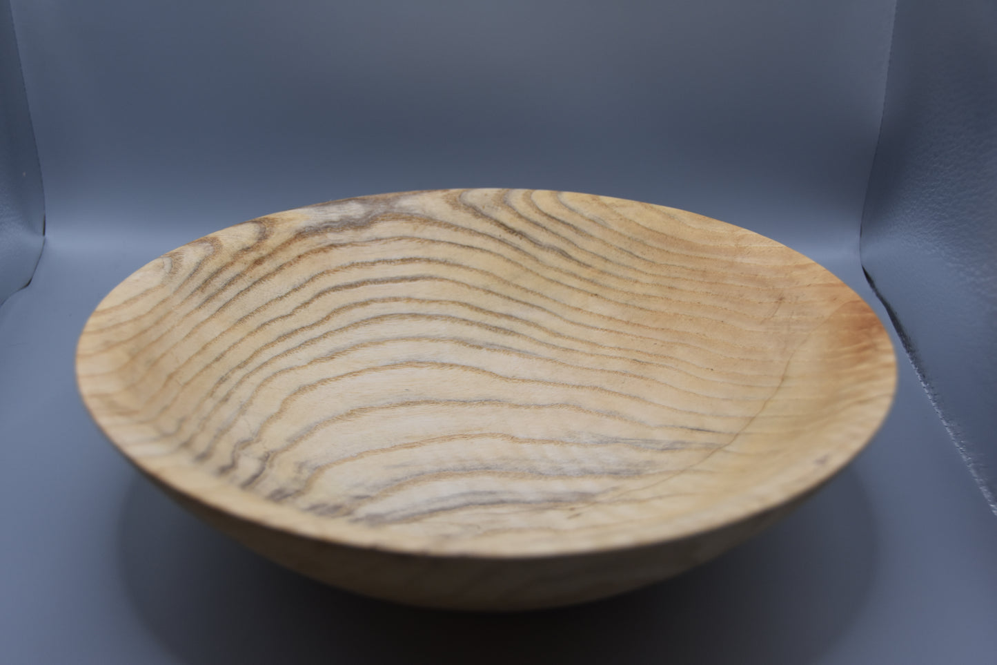 Clean Minimalist Lightly Spalted Ash Bowl