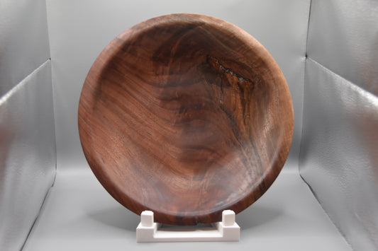 Figured Walnut Platter with Crotch Grain Detail