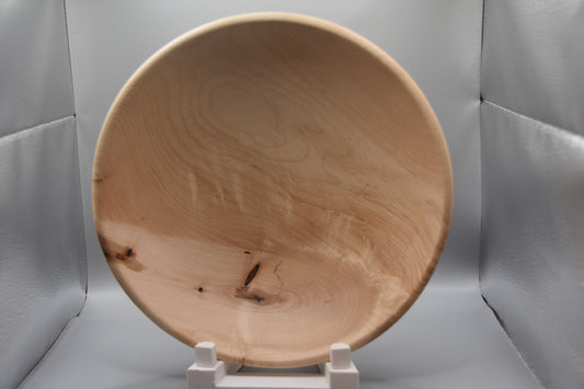 Hand-Turned Maple Bowl with Feather Figure & Tiger Curl