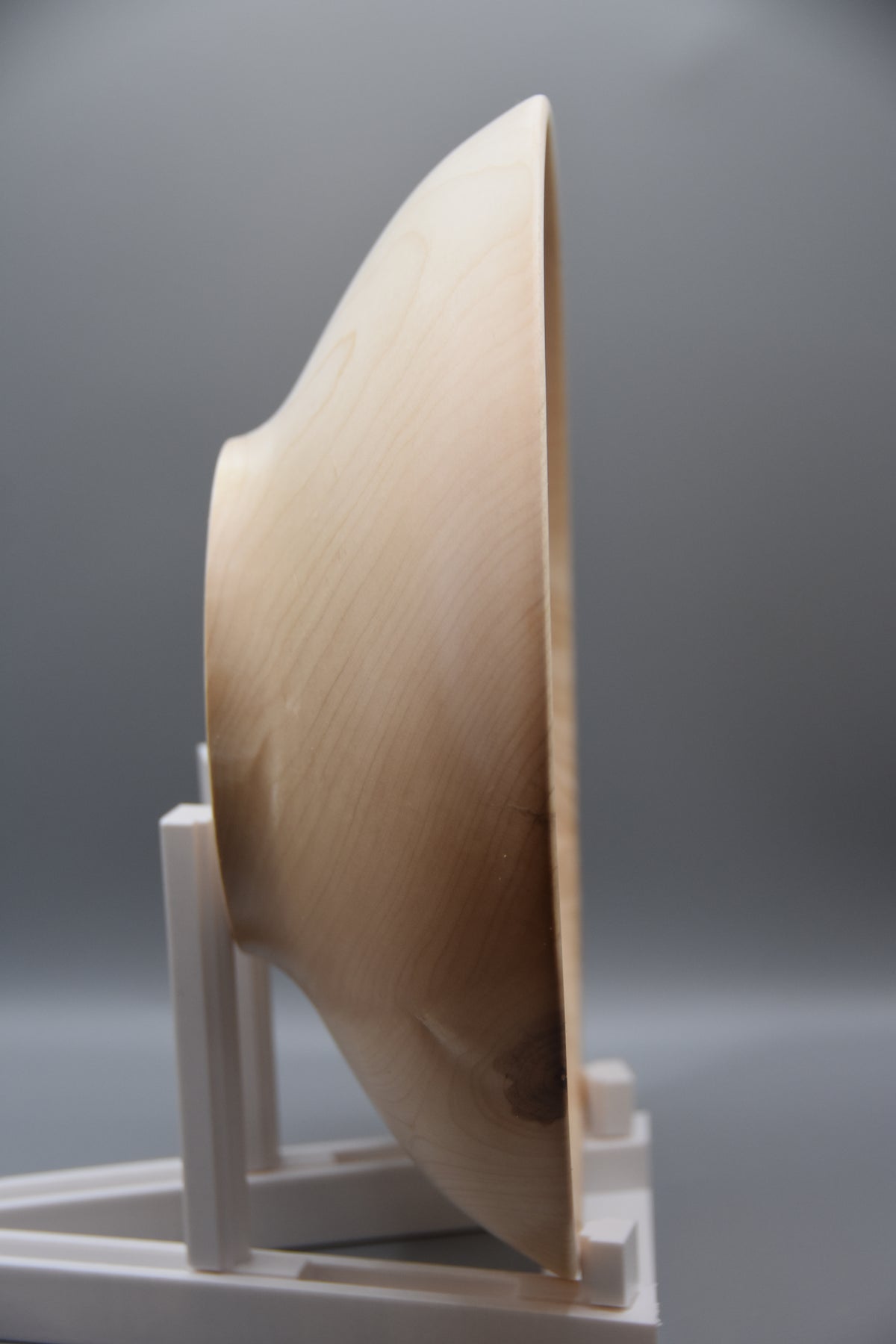 Hand-Turned Maple Bowl with Feather Figure & Tiger Curl