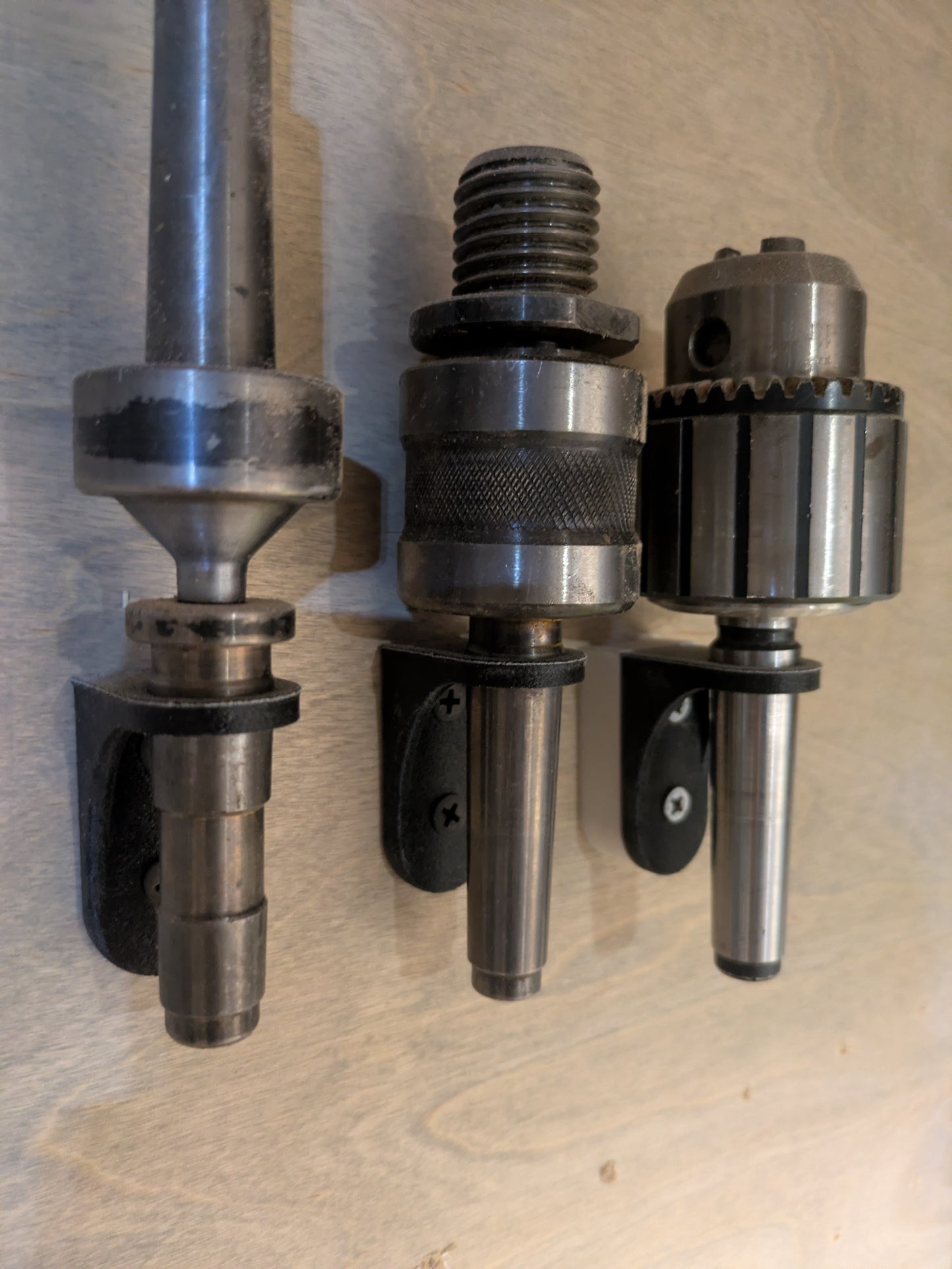 Morse Taper 2 and 3 holders with spacers